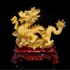 中式龙船一帆风顺摆件 开业大吉办公室玄关招财乔迁树脂工艺品