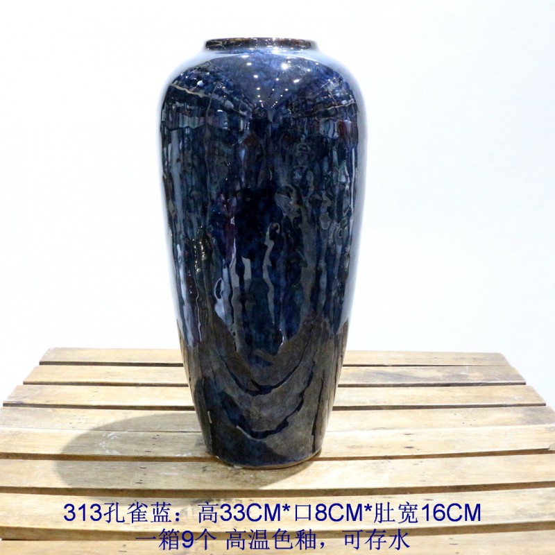 厂家直销陶瓷花瓶批发现代时尚花插花器家居饰品仿真花鲜花花瓶