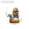 假山流水喷泉客厅循环水景观招财风水轮办公室生财桌面加湿器摆件