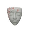 跨境个性人脸花盆壁挂式装饰品户外庭院花园多肉花盆花瓶景观摆件