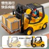 宝宝大号惯性工程车音乐叉车吊车升降起重机儿童男孩玩具车模型