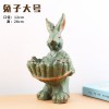 欧式花园动物可爱出口陶瓷花盆田园森林系摆设多肉居家装饰植物盆