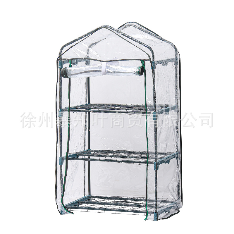 外罩阳台暖房户外温室保温棚保暖花园暖房透明PVC花架暖棚花架