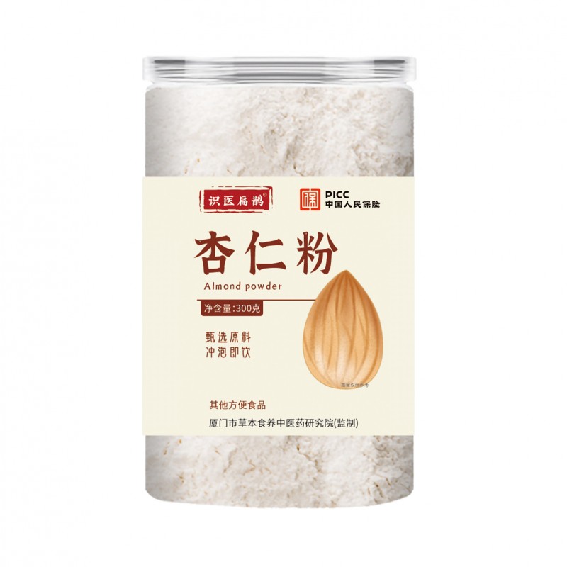 熟杏仁粉 即食代餐粉冲调饮品熟粉南杏仁原料现磨去苦杏仁七白饮