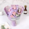 永生花玫瑰香皂花假花束成品干花送女友教师节礼物康乃馨肥皂花