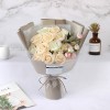 永生花玫瑰香皂花假花束成品干花送女友教师节礼物康乃馨肥皂花