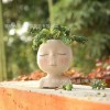 亚马逊热销北欧树脂工艺品无手花盆花园庭院装饰摆件跨境专供