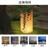 酷擎发光花盆容器室外花园商场装饰创意盆园艺发方形LEDLED绿植