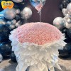 订婚玫瑰花配送鲜花速递同城花束朵99情人节红粉生日991999其他