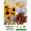 泰迪向日葵鲜花批發摆摊鲜花云南直发基地真花材鲜切花期长插花束