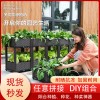 蔬菜花园种植箱塑料韭菜拼装酒店蔬菜箱耐用阳台种花神器种菜造型