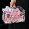 厂家直发玫瑰永生花巨型行李箱高级感花盒送女友闺蜜生日礼物批发