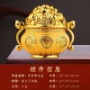 金元宝聚宝盆招财盆摆件树脂小众发财开业乔迁礼物工艺装饰品批发