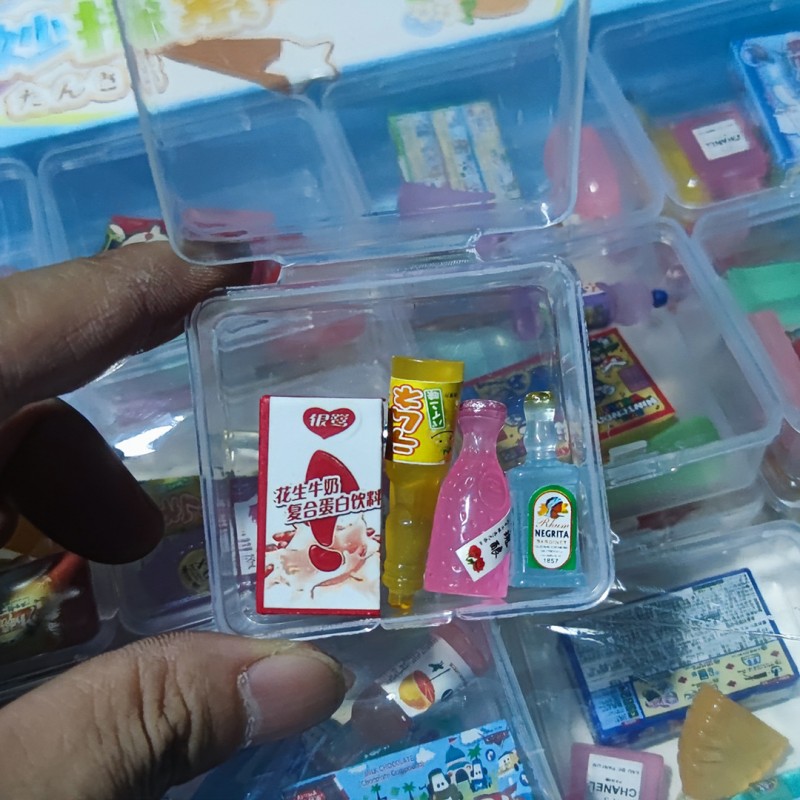 零售2元24入迷你过家家玩具食玩超市微缩模型摆件零食小卖部热卖