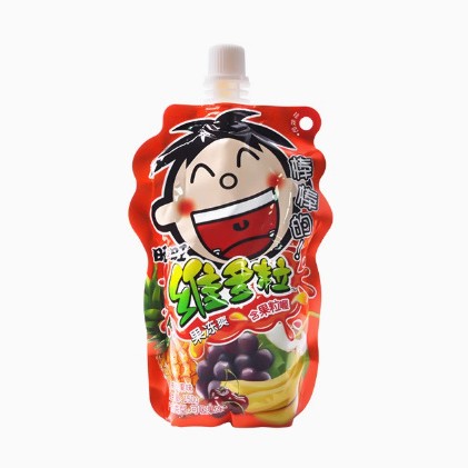 旺旺维多粒果冻爽150g40包混合水果味吸吸冻摇摇冻果肉休闲零食