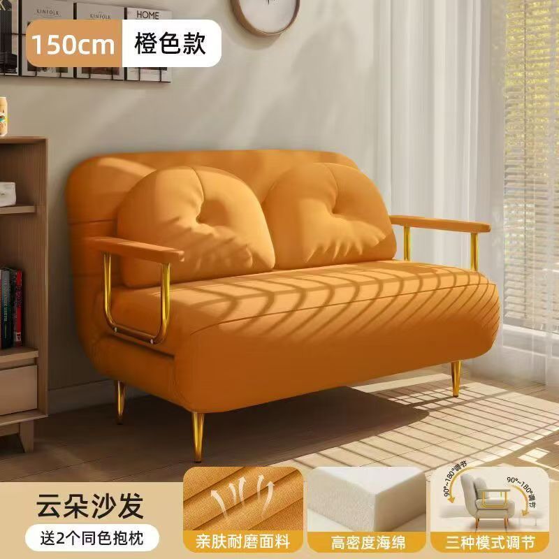 云朵沙发床懒人沙发多功能2026新款单人双人小户型伸缩床折叠沙发