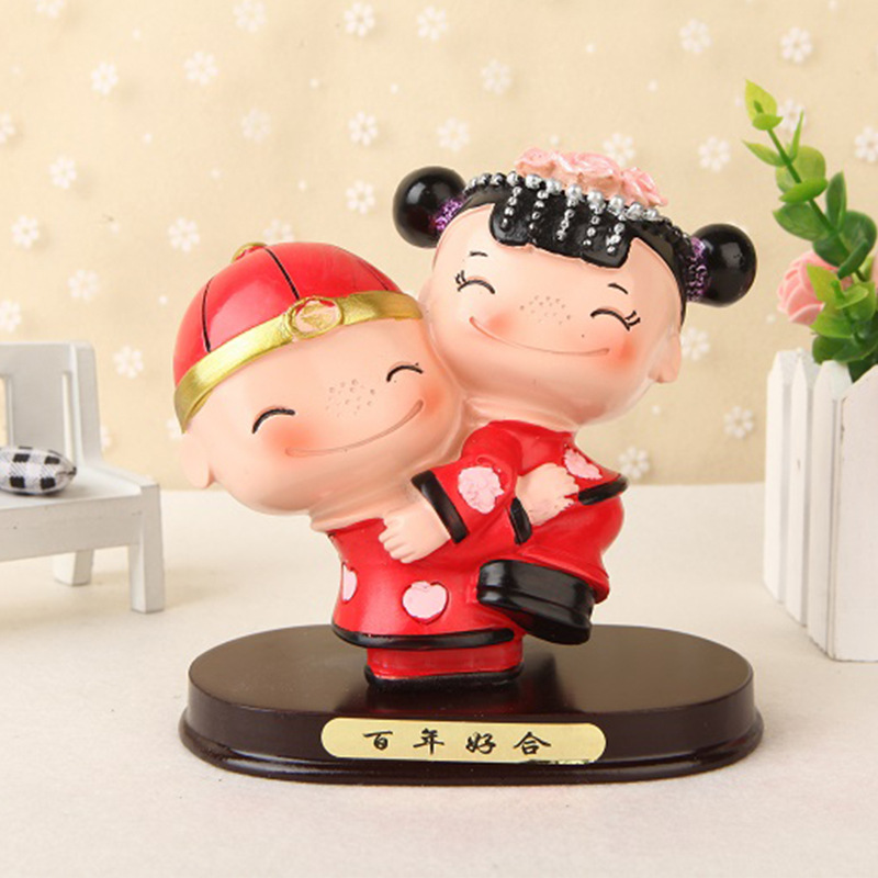 中式结婚礼品送人闺蜜新娘礼物实用创意装饰新婚房间布置桌上摆件