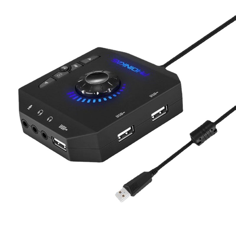 跨境usb外置声卡台式电脑笔记本PS4外接7.1音频转换器免驱动游戏