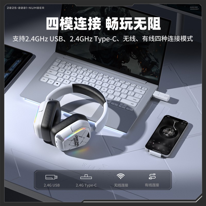 跨境ONIKUMA GT883蓝牙耳机无线运动头戴式耳麦手机耳机音乐三模