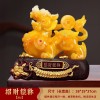 百财如意玉白菜招财摆件工艺品树脂办公室装饰品发财开业大吉礼物