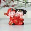 婚庆娃娃新婚结婚树脂工艺品礼物新中式礼品婚房创意家居装饰摆件
