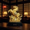 十二生肖元宝马摆件家居客厅玄关电视柜装饰礼品跨境树脂工艺品