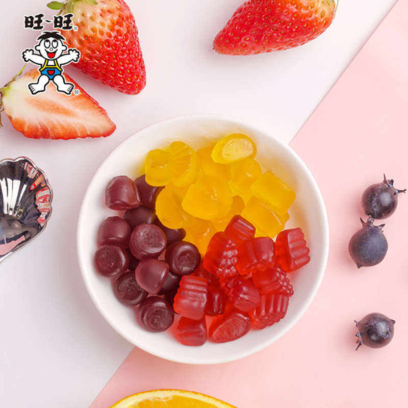 20g旺仔QQ糖多口味旺旺软糖儿童橡皮糖休闲糖果小吃零食喜糖