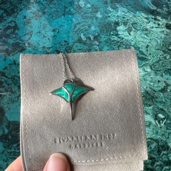 个性设计海洋生物魔鬼鱼项链小众轻奢高级感百搭颈饰送礼物生日