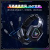 跨境新品ONIKUMA B100 无线游戏耳麦主动降噪头戴式蓝牙耳机2.4G