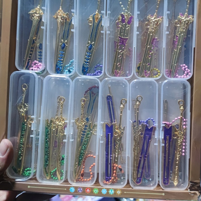 2元店24入合金兵器刀剑鞘模型批发儿童小玩具小卖部学校门口热卖