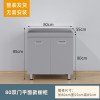 304不锈钢橱柜厨房整体橱柜餐边柜橱柜整体加厚农村储物收纳碗柜