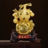 百福临门葫芦摆件客厅玄关中式树脂沙金乔迁礼物金葫芦金葫芦摆件
