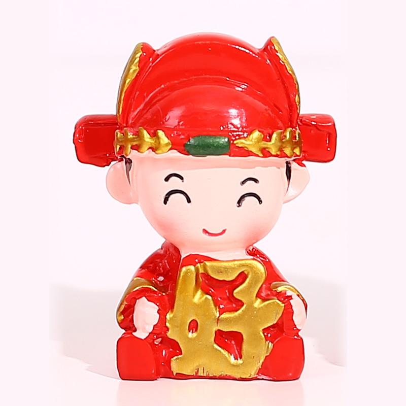 结婚礼物百年好合套装娃创意家居婚房客厅布置树脂工艺品桌面摆件