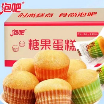 泡吧网红小糖果迷你小蛋糕办公室零食早餐糕点5斤/箱商超批发甜品