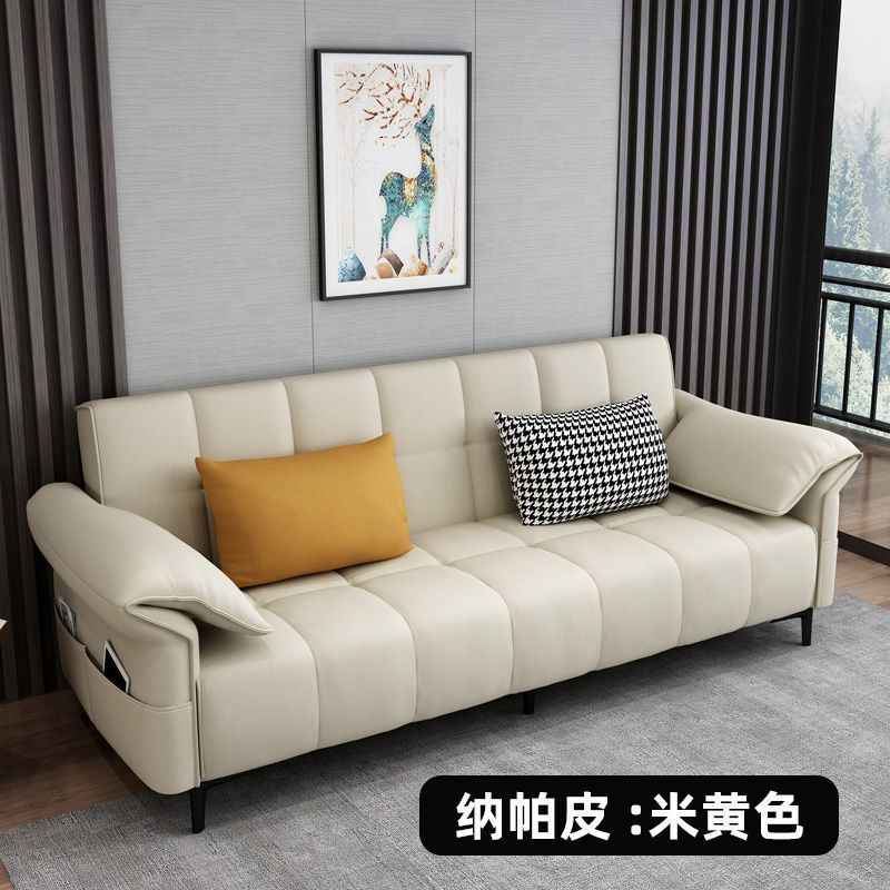 沙发床折叠一体两用简约现代客厅大小户型多功能猫抓皮折叠沙发床