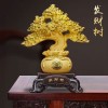 发财树沙金摇钱树工艺品摆件客厅酒柜家居装饰品开业店铺创意礼品