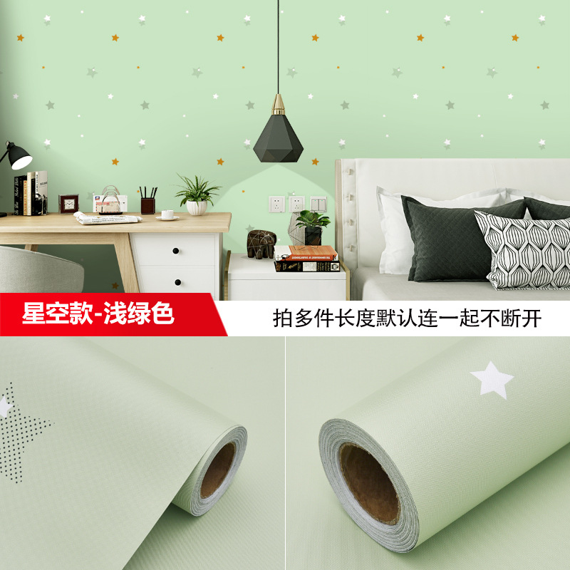 跨境自粘墙纸圣诞树壁纸防水防潮可擦洗贴纸宿舍柜子桌面翻新贴纸