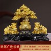 客厅财源广进招发财树摆件高级感金貔貅纳福开业大吉乔迁沙金礼物