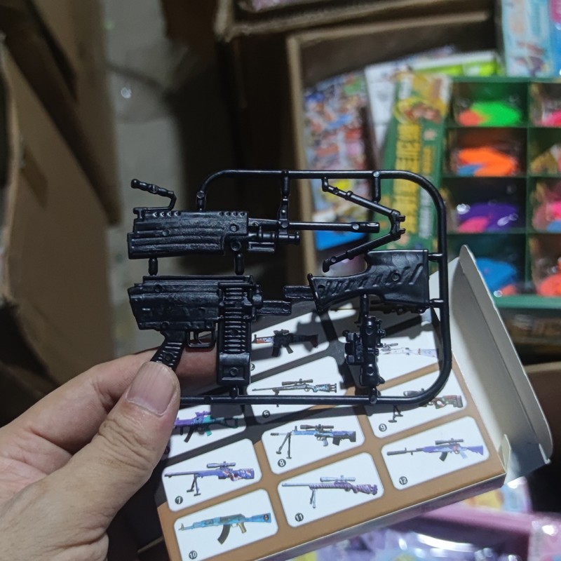 一元店拼装枪模型男孩玩具学校周边小卖部文具店流行时货学生奖励