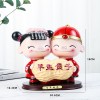 婚庆娃娃新婚结婚礼物百年好合礼品婚房家居装饰摆设树脂中式摆件