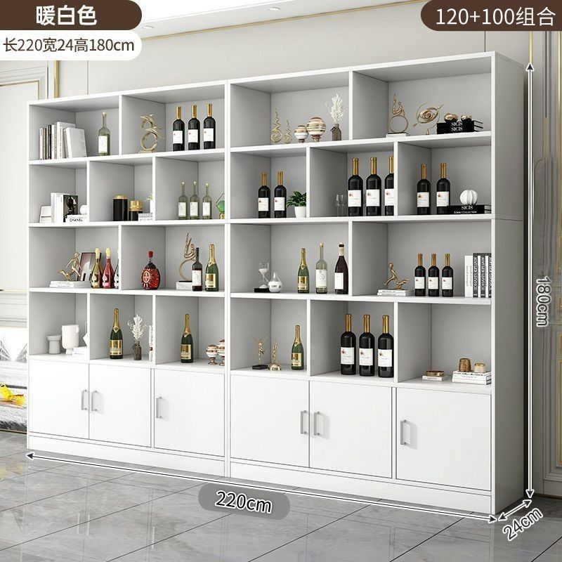 实木酒柜客厅靠墙柜子储物柜2025新款展示柜家用酒架置物架收纳柜