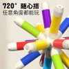 跨境百变磁力棒可伸缩儿童益智玩具拼装磁铁积木3岁6早教智力开发