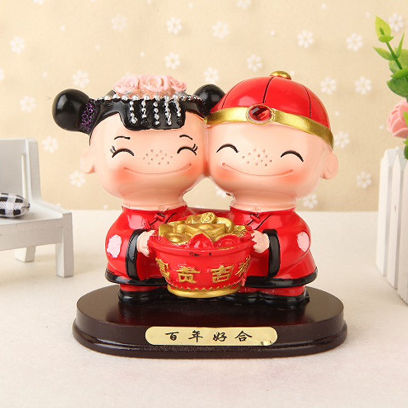 中式结婚礼品送人闺蜜新娘礼物实用创意装饰新婚房间布置桌上摆件