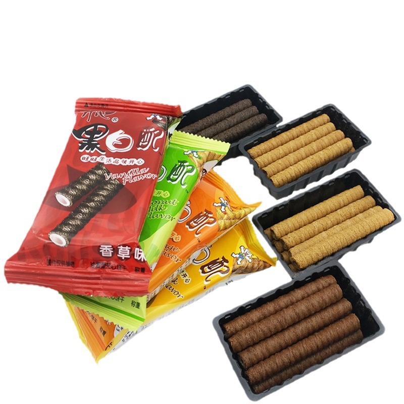 旺旺黑白配散称夹心饼干休闲零食6斤整箱商超同款批发多口味