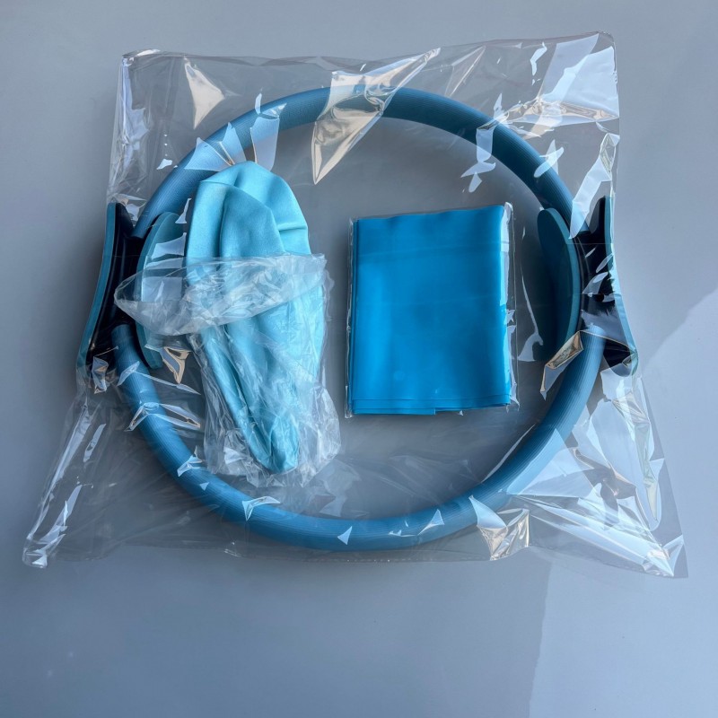 普拉提圈五件套伸展带拉力带25cm瑜伽麦管球普拉提球瑜伽环组合