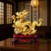 招财金龙摆件十二生肖龙年吉祥物家居办公室装饰开业乔迁新居贺