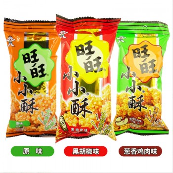 18g旺旺旺仔小小酥小米酥休闲膨化零食原味葱香味整箱混装爆款