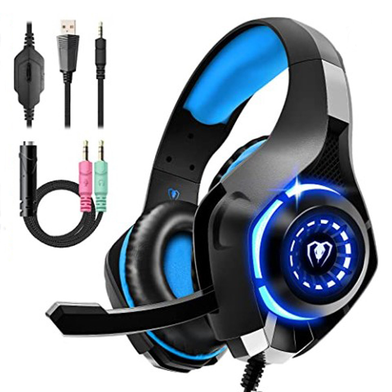 跨境 Beexcellent GM-1 头戴式电脑手机电竞游戏耳机吃鸡 headset