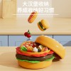 儿童汉堡切切乐玩具仿真食物厨房过家家收纳套装宝宝益智早教1岁
