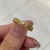 红楼梦系列戒指新中式复古国风美学马卡龙色的鎏彩可调节指戒女